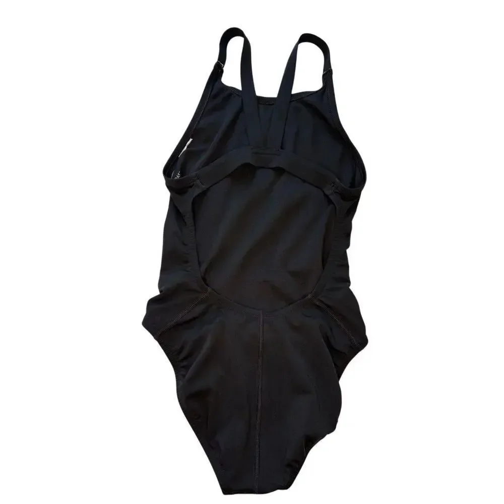 Nike Hydrastrong black one piece swimsuit - 4